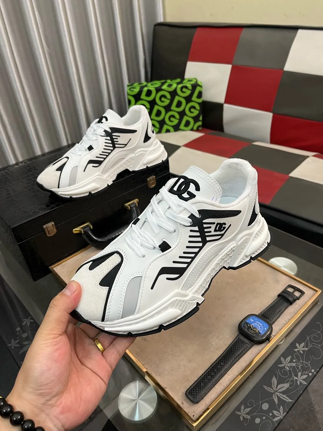 Men's men's shoes💰560⌚️⌚️DG "Dolce & Gabbana" low-top casual shoes Regular size: 35-46 Product material: Upper imported cowhide stitching fabric, breathable lining, original outsole
